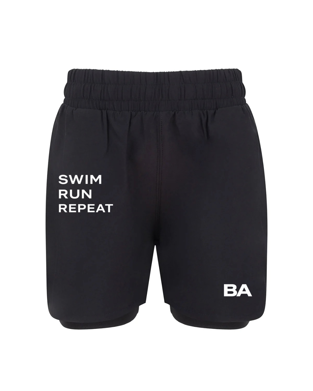Swim Run Repeat Men’s Double Layer Shorts