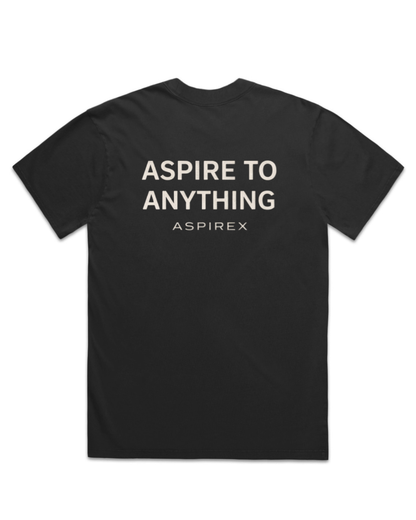 Aspire To Anything Heavy T-shirt in Vintage Black