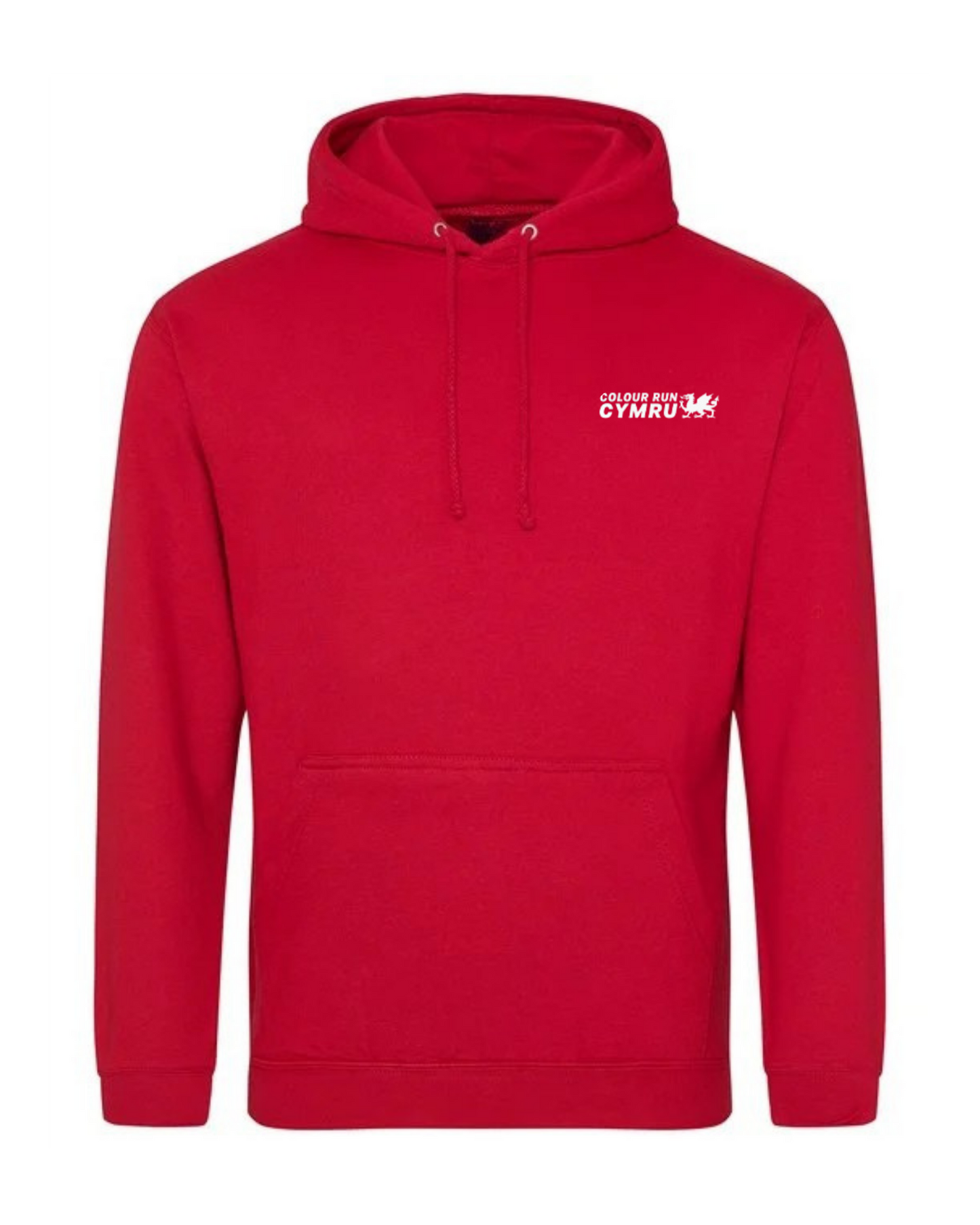 Colour Run Cymru Red Hoodie
